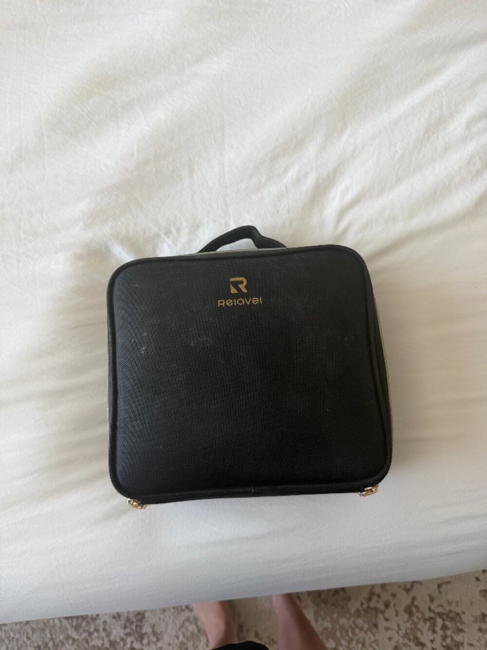 Relavel Professional Makeup Artist Travel Case Organizer Black